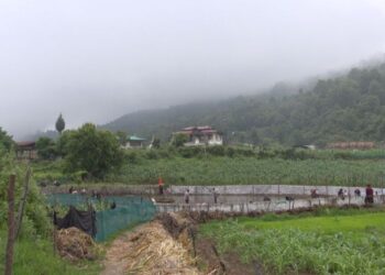 Villagers restore drying sacred lake in Kanglung